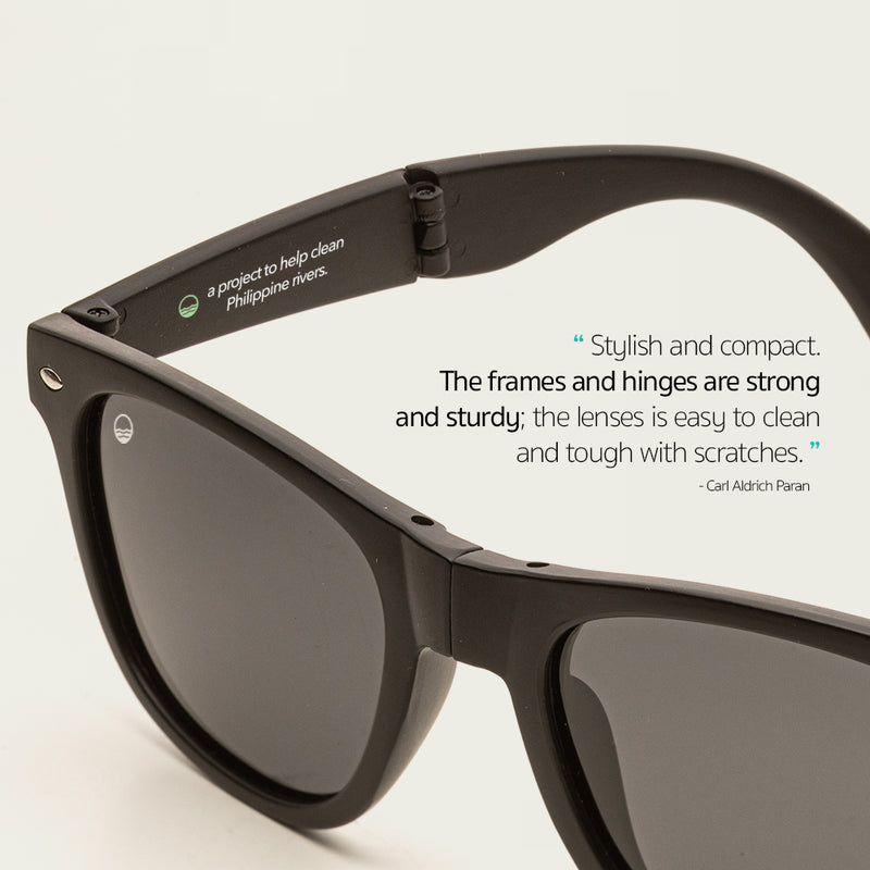 Earth Protector™ Foldable Eyewear - Matte Black